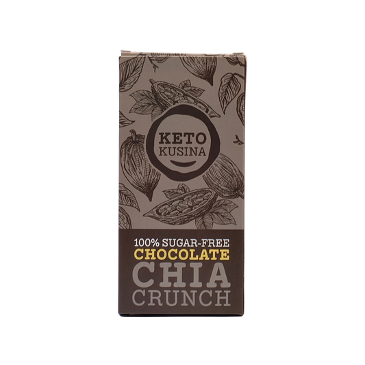Keto Kusina  Chocolate Bar - Chia Crunch 60g