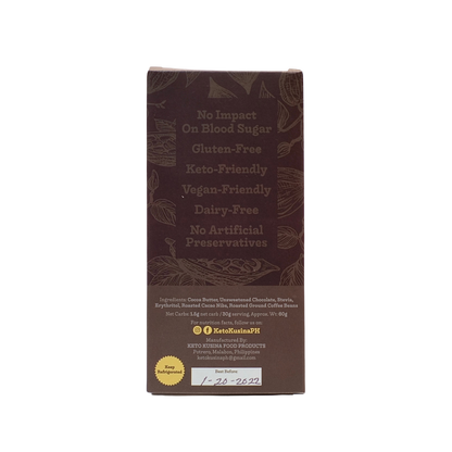 Keto Kusina Chocolate Bar - Cacao Espresso 60g