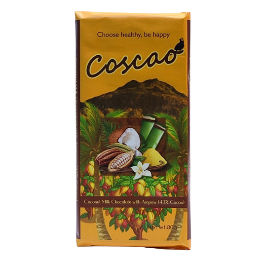 Coscao Coconut Milk Chocolate with Ampaw 43%