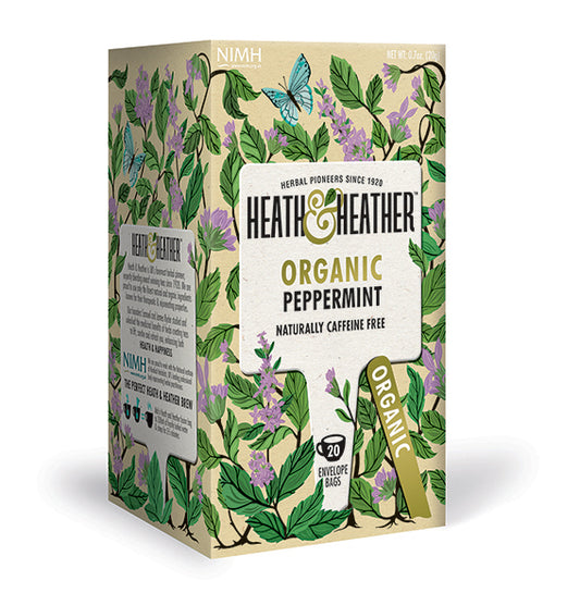 Heath & Heather Organic Peppermint Tea 20s