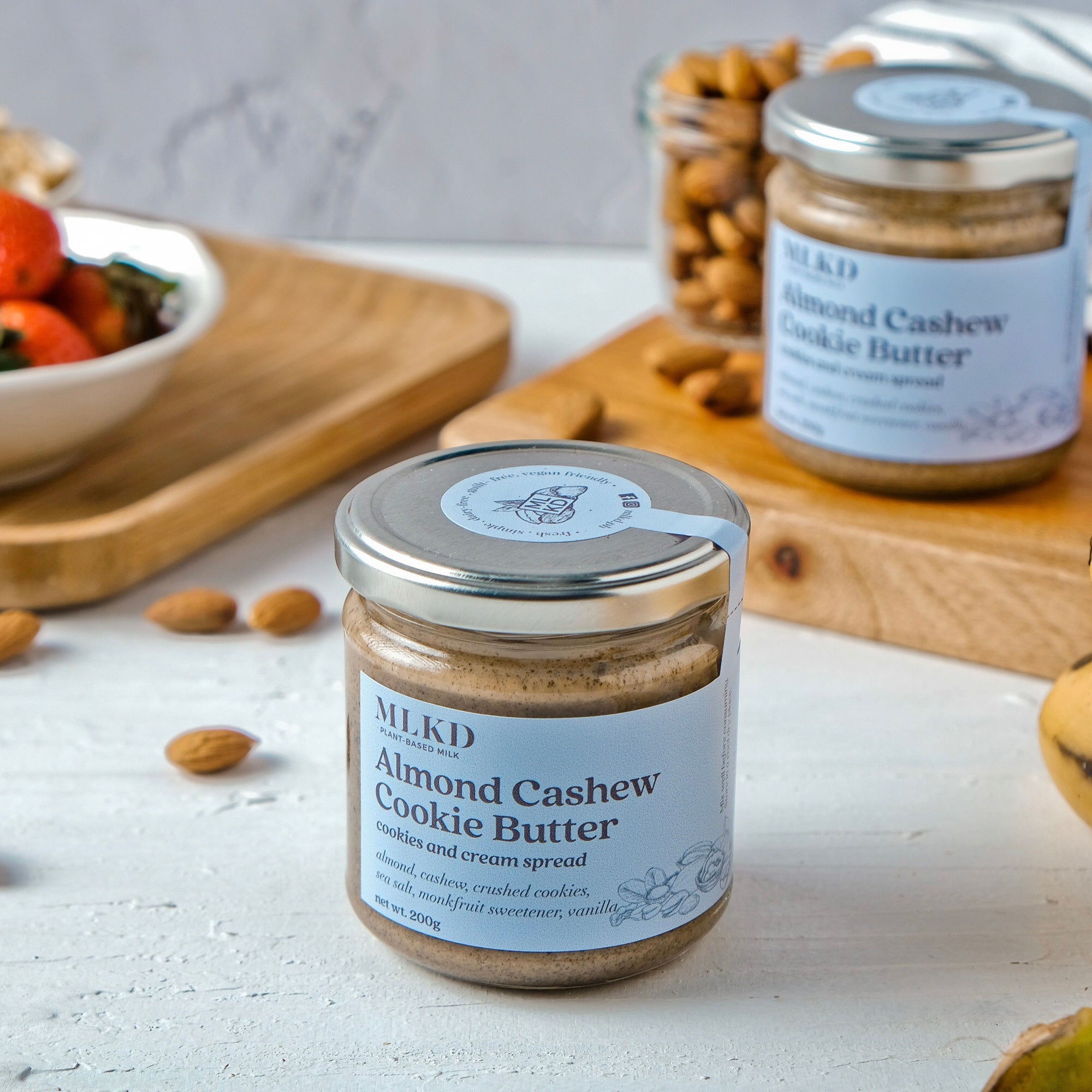 MLKD Almond Cashew Cookie Butter 200g The Vegan Grocer Ph
