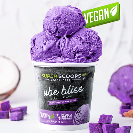 Super Scoops Ube Bliss Vegan Ice Cream