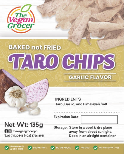 TVG Taro Chips Garlic 135g