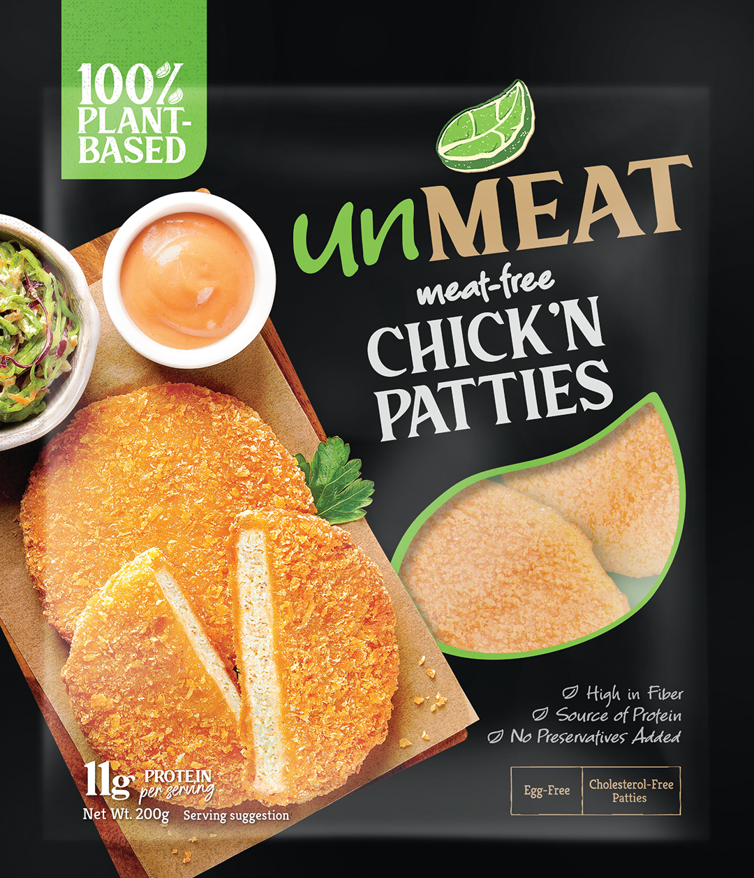 UnMeat Chicken Patty 200g