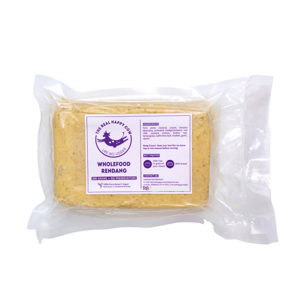 The Real Happy Cow Wholefood Rendang 500g