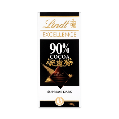 Lindt Excellence Supreme Dark 90% Cocoa 100g
