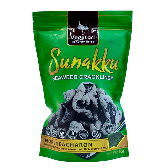 Vegetari Sunakku Seaweed Cracklings Nori Seacharon