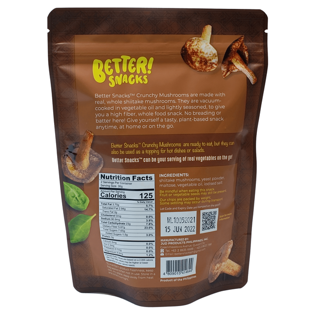 Better Snacks Crunchy Mushroom 60g