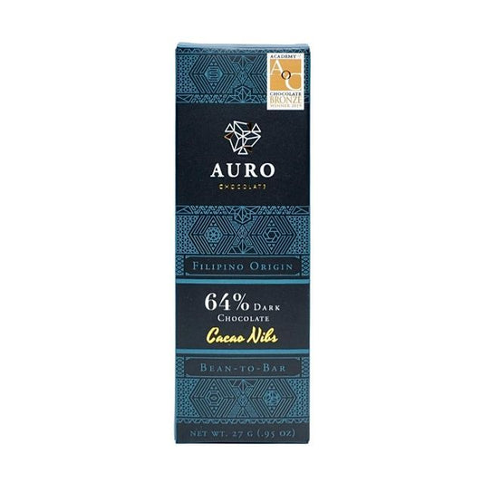 Auro Heritage Collection : 64% Dark Choco w/ Cacao Nibs
