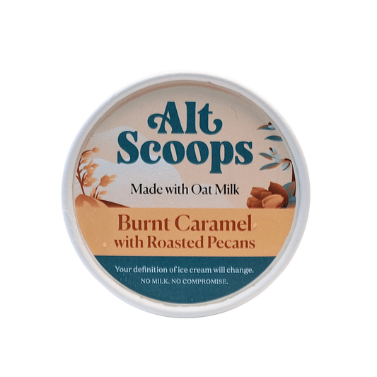 Alt Scoops Burnt Caramel w/ Roasted Pecans Ice Cream