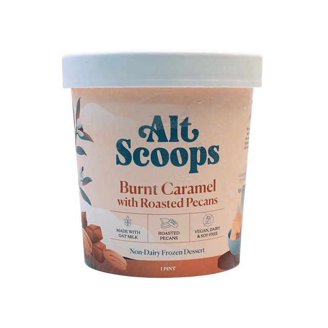 Alt Scoops Burnt Caramel w/ Roasted Pecans Ice Cream