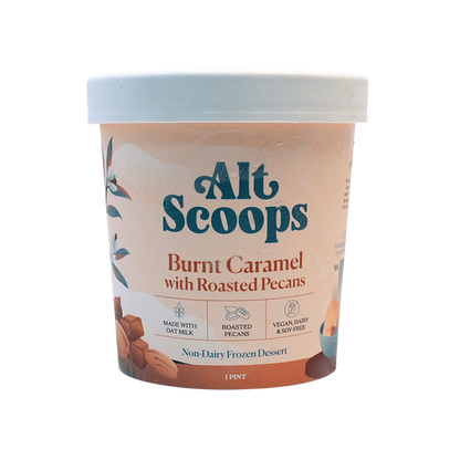 Alt Scoops Burnt Caramel w/ Roasted Pecans Ice Cream