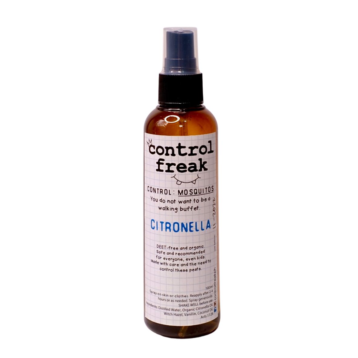 Control Freak Citronella Mosquitoes Control 100ml