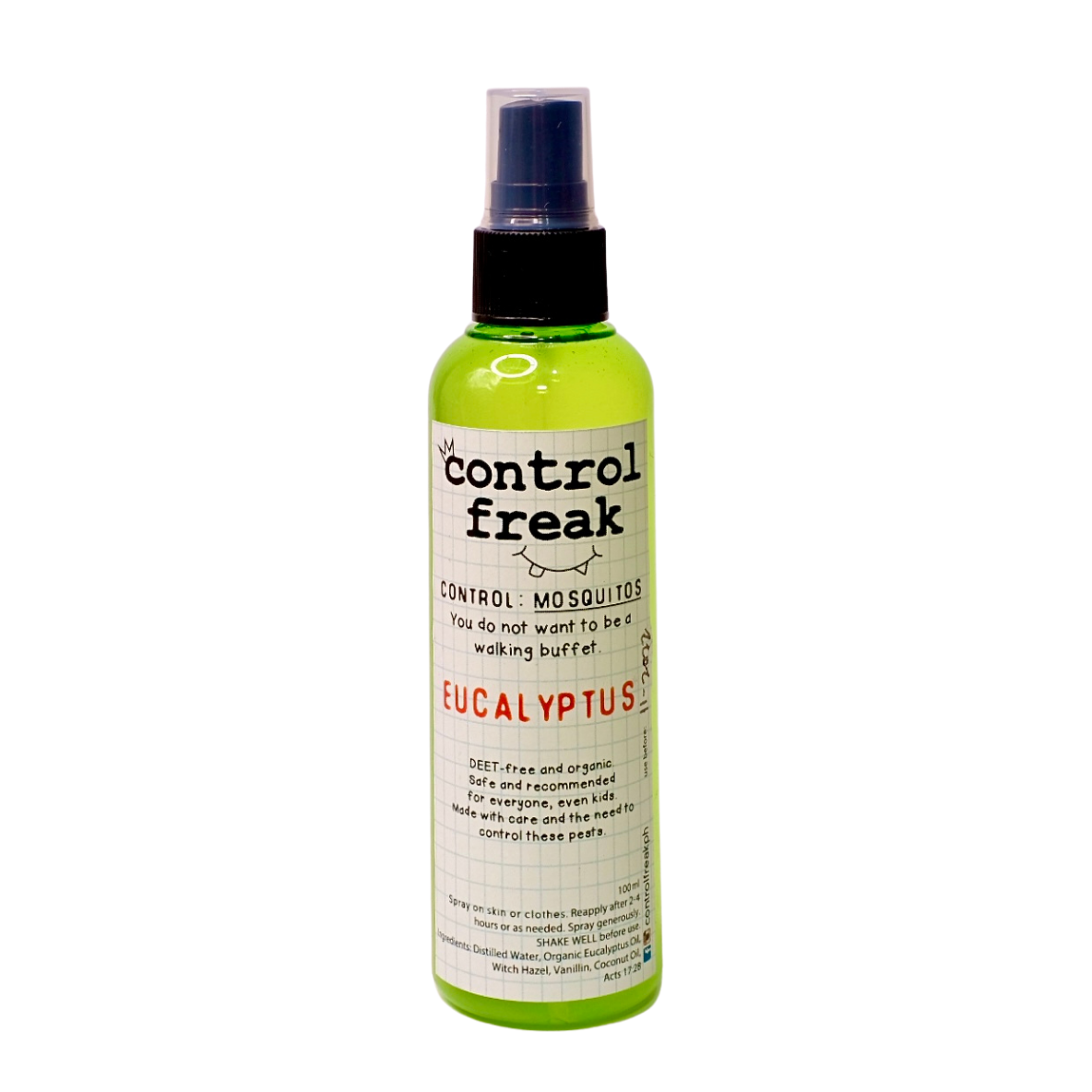 Control Freak Eucalyptus Mosquitoes Control 100ml