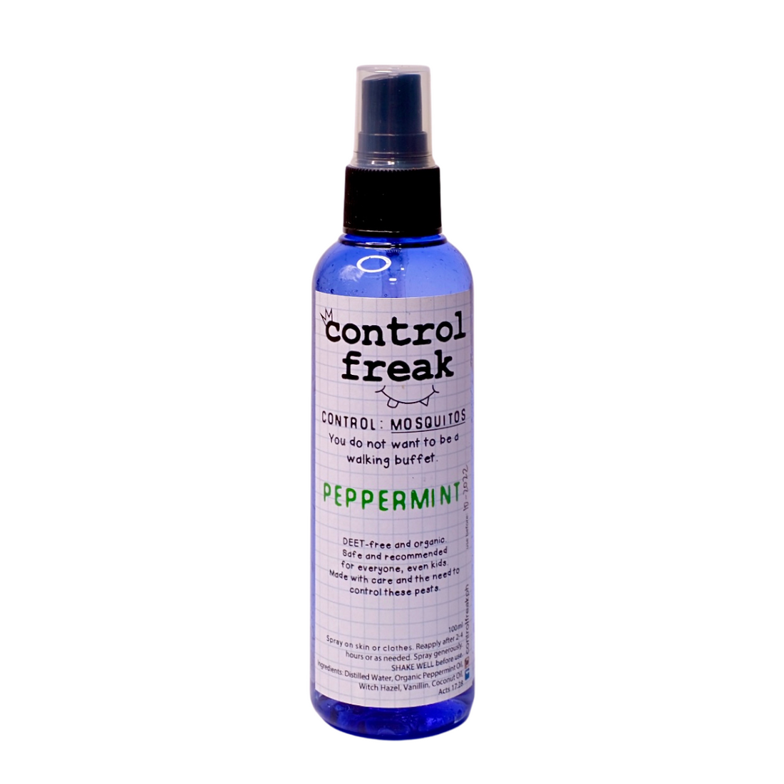 Control Freak Peppermint Mosquitoes Control 100ml The Vegan Grocer Ph