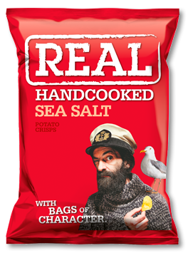 Real Handcooked Sea Salt Potato Chips 150g