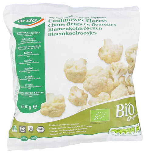 Ardo Organic Cauliflower Florets 600g