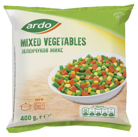 Ardo Mixed Vegetables 400g